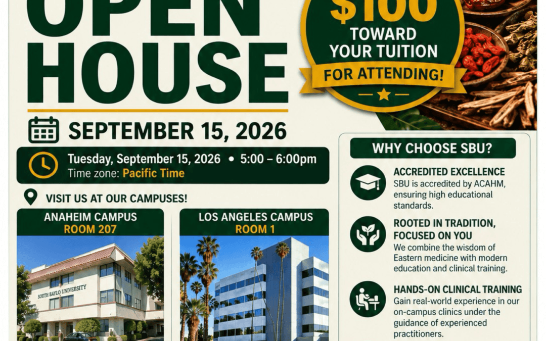 Open House for Fall Quarter 2026